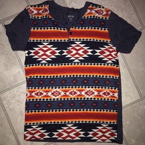 Tribal print tee